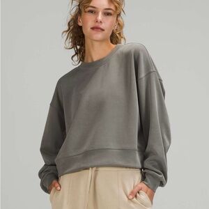 Lululemon perfectly oversized cropped crew